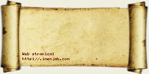 Nadja Perušinović vizit kartica